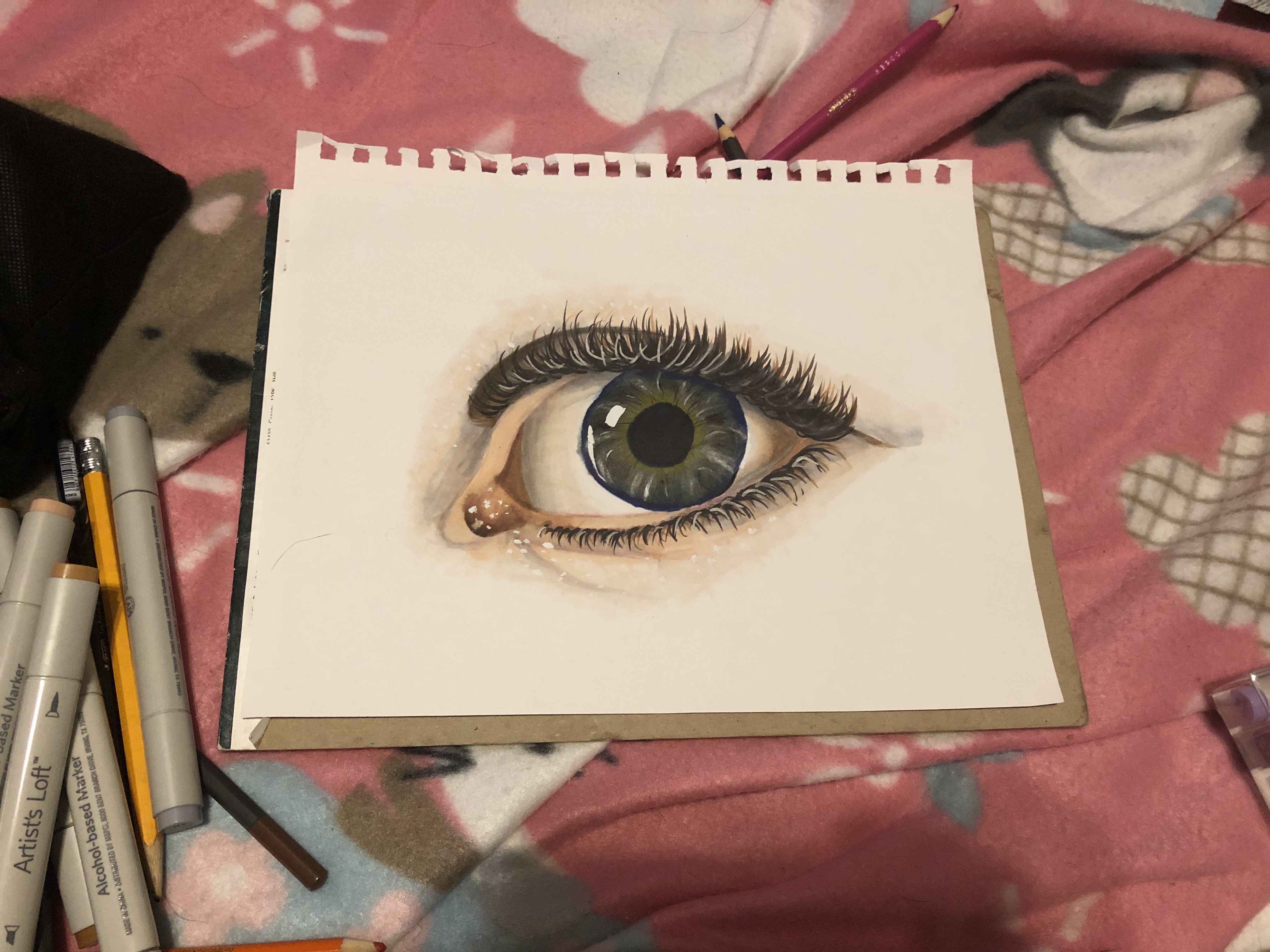 Coloring a Realistic Eye [VIDEO]