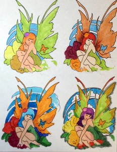 Fairy-Color-Test-Copic-Markers
