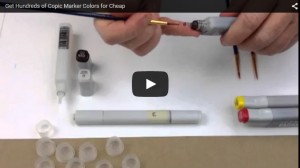 Video - Get hundreds of Copic Marker Colors for Cheap