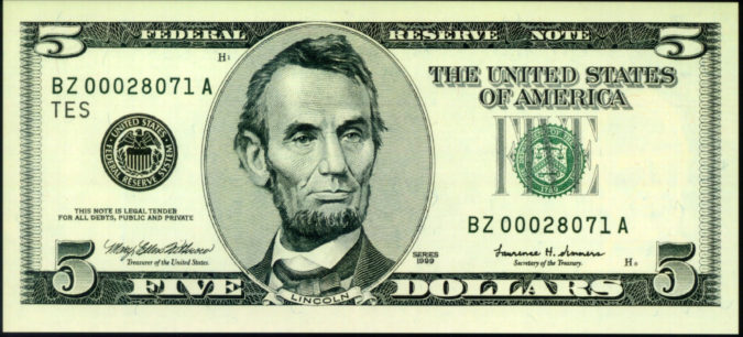 abraham-lincoln-5-dollar-bill_149465 | Copic Marker Tutorials