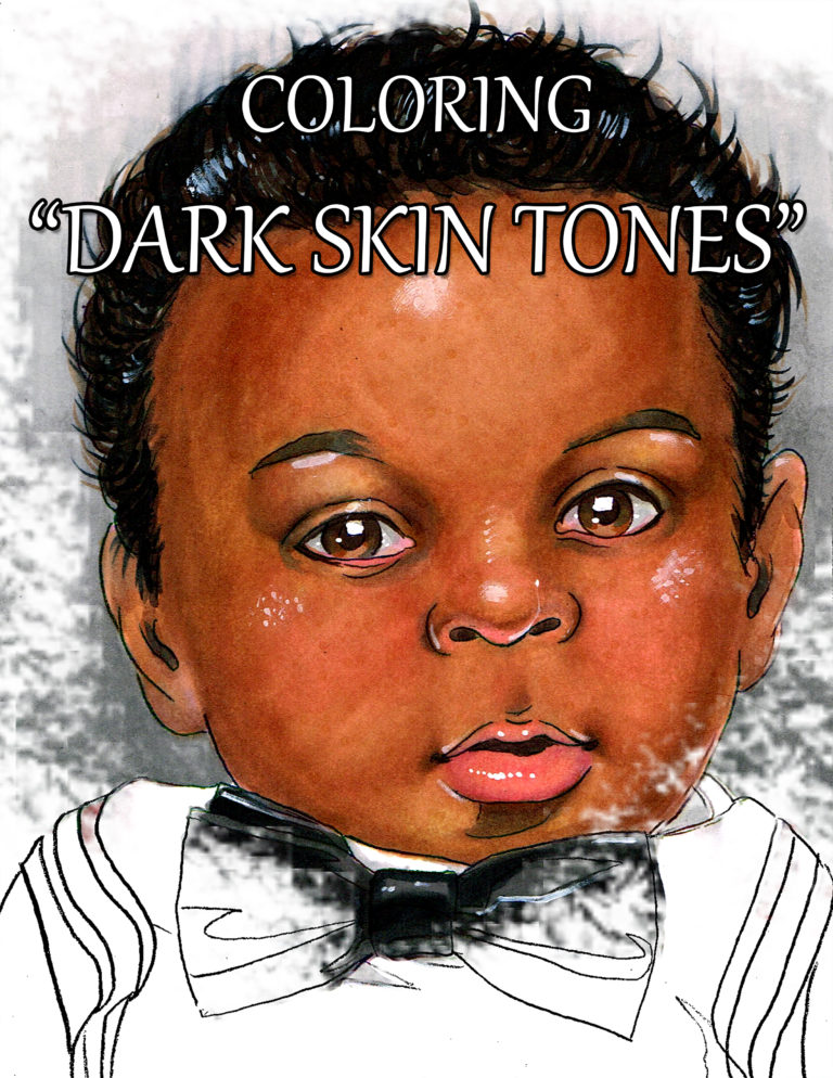 dark skin tones coloring class Copic Marker Tutorials